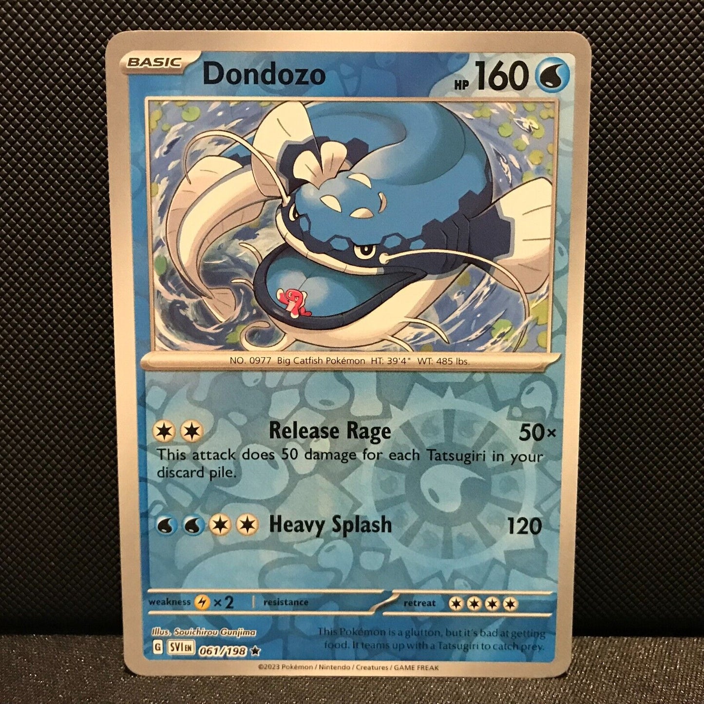 Dondozo Reverse Holo 061/198 - SV1EN Base Set Pokemon Card - NM/Mint