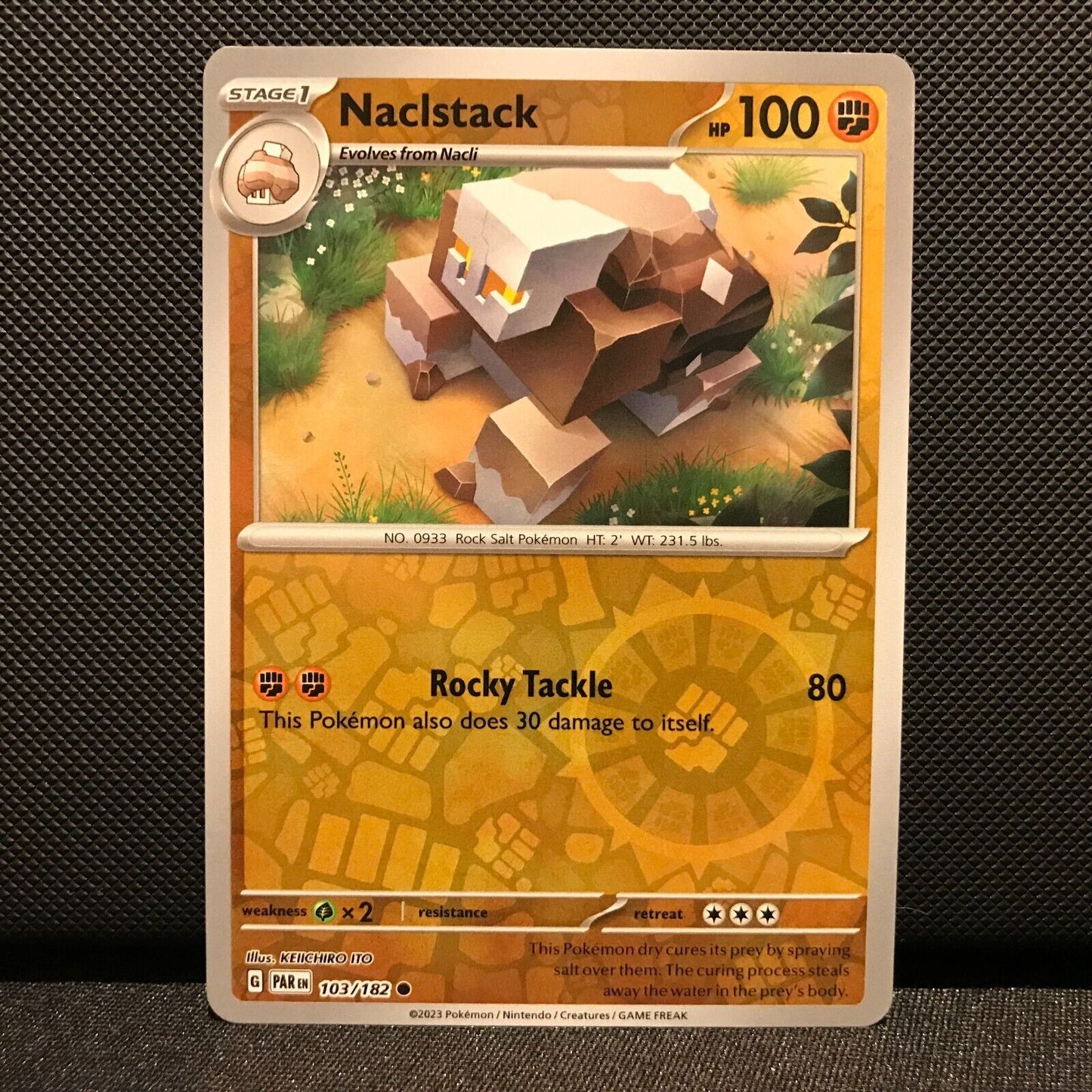 Naclstack Reverse Holo 103/182 - Paradox Rift Pokemon Card - NM/Mint