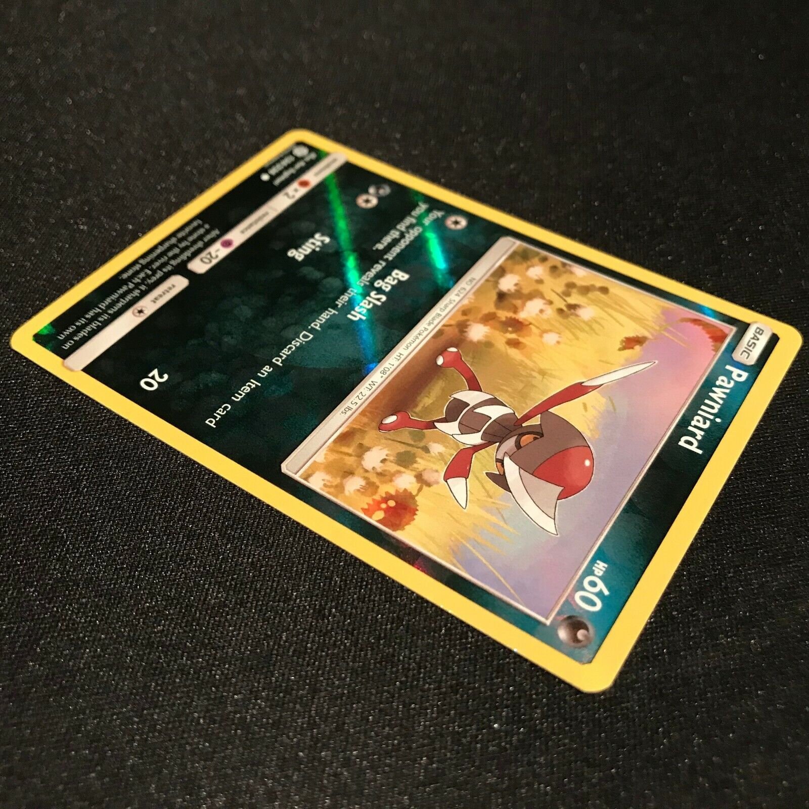 Pawniard 134/236 Reverse Holo - Cosmic Eclipse Pokemon Card - NM/Mint