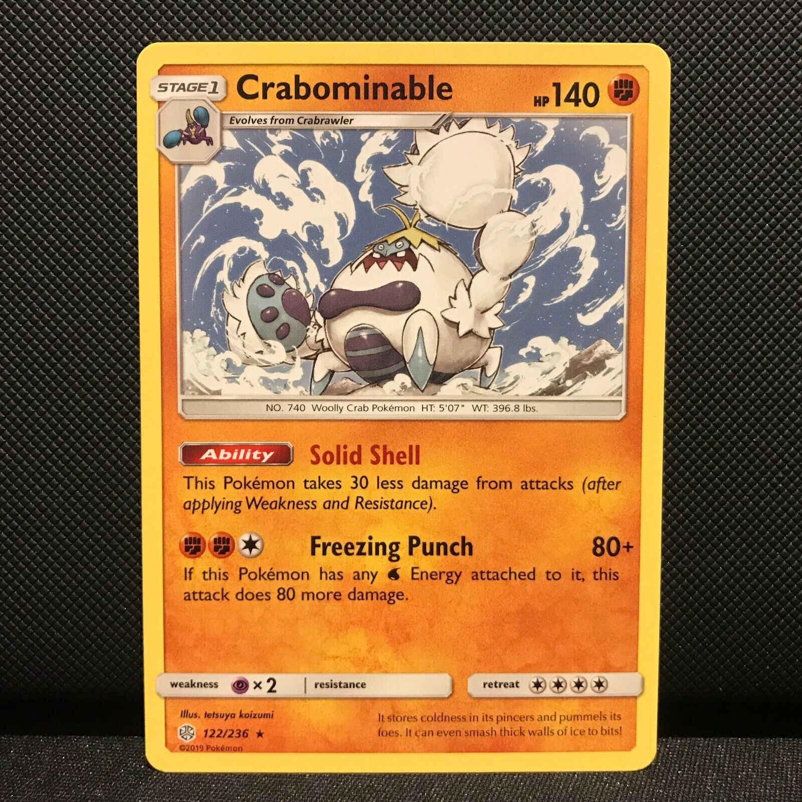 Craominable 122/236 - Cosmic Eclipse Pokemon Card - NM/Mint
