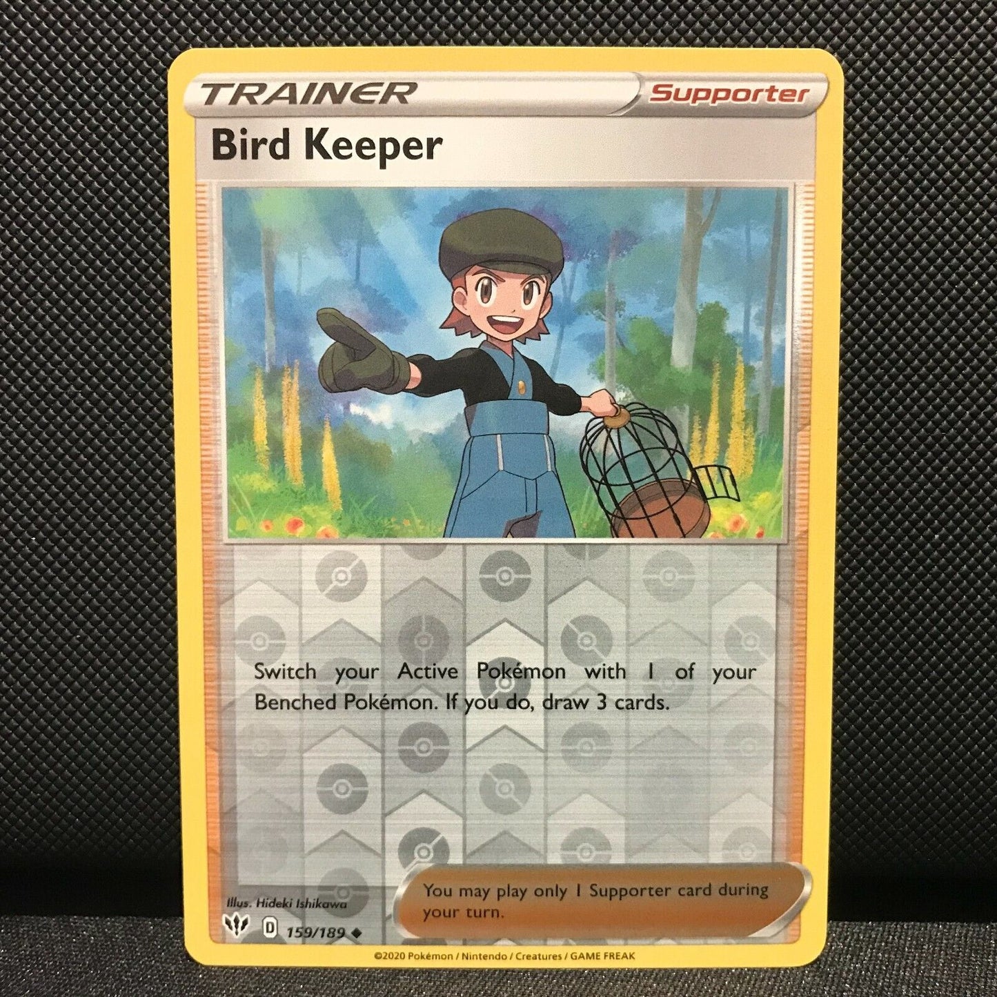 Bird Keeper Reverse Holo 159/189 - Darkness Ablaze Pokemon Card - NM/Mint