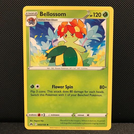 Bellossom 3/159 - Crown Zenith Pokemon Card - NM/Mint