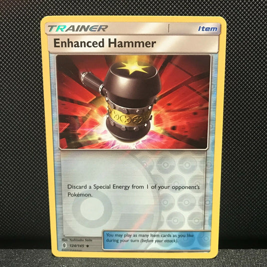 Enhanced Hammer Reverse Holo 124/145 - Guardians Rising Pokemon Card - NM/Mint