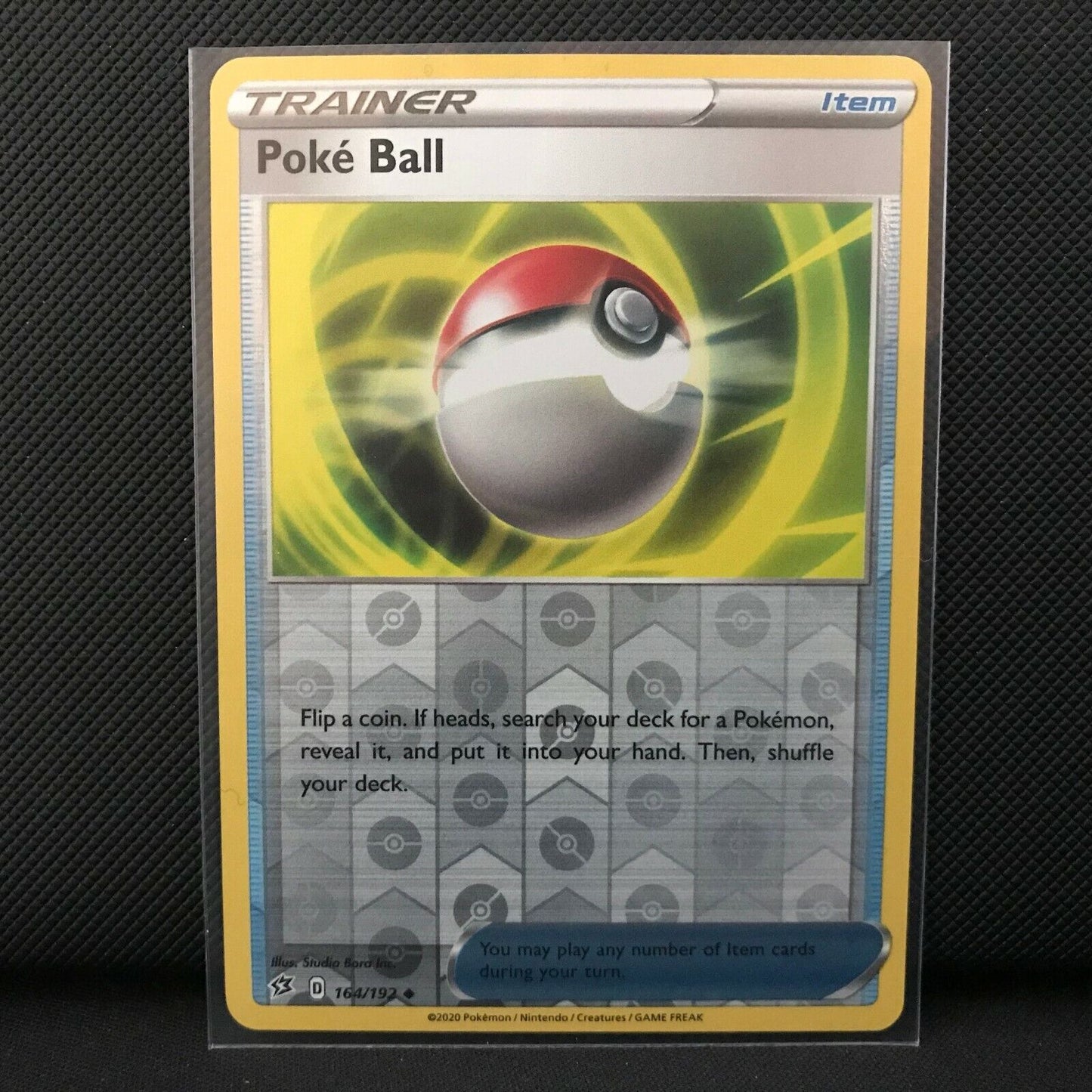 Poké Ball Reverse Holo 164/192 - Sword & Shield Rebel Clash Pokemon Card - Mint