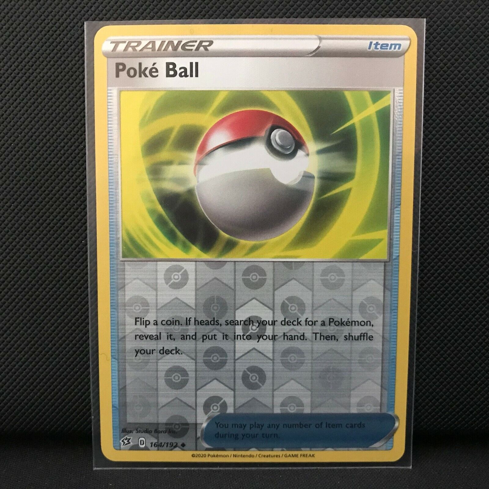 Poké Ball Reverse Holo 164/192 - Sword & Shield Rebel Clash Pokemon Card - Mint