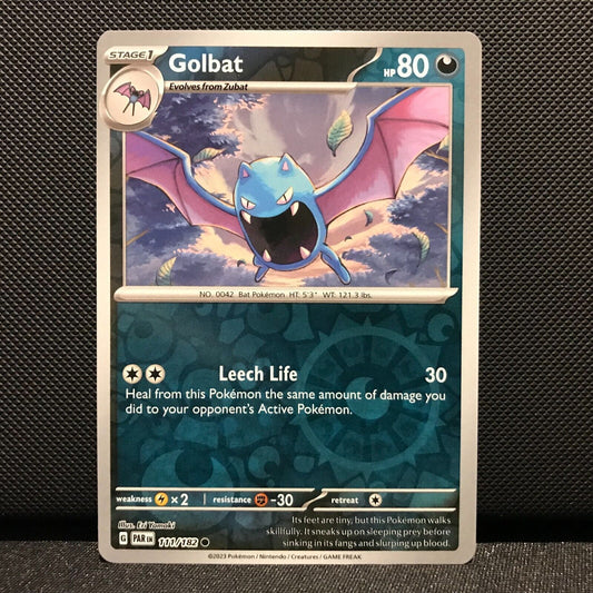 Golbat Reverse Holo 111/182 - Paradox Rift Pokemon Card - NM/Mint