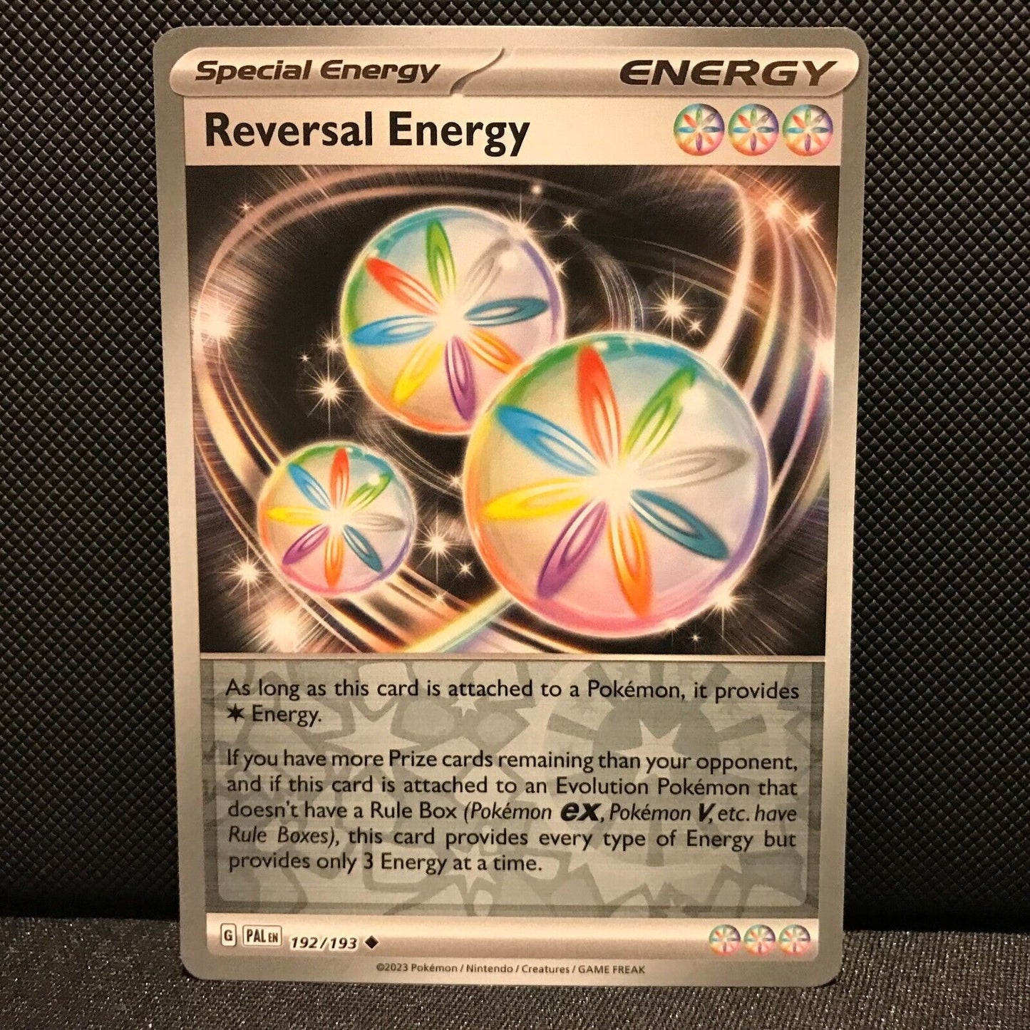 Reversal Energy Reverse Holo 192/193 - SV2 Paldea Evolved Pokemon Card - NM/Mint