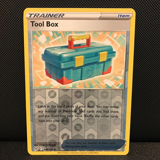 Tool Box Reverse Holo 168/196 - Lost Origin Pokemon Card - NM/Mint