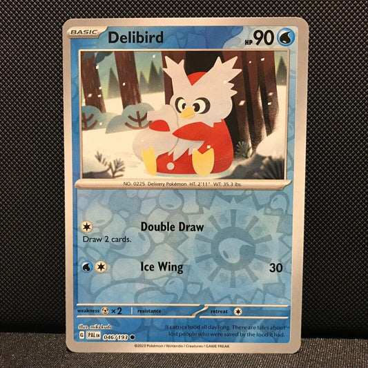 Delibird Reverse Holo 046/193 - SV2 Paldea Evolved Pokemon Card - NM/Mint