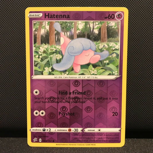 Hatenna Reverse Holo 83/192 - Rebel Clash Pokemon Card NM/Mint