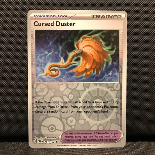 Cursed Duster Reverse Holo 161/182 - Paradox Rift Pokemon Card - NM/Mint