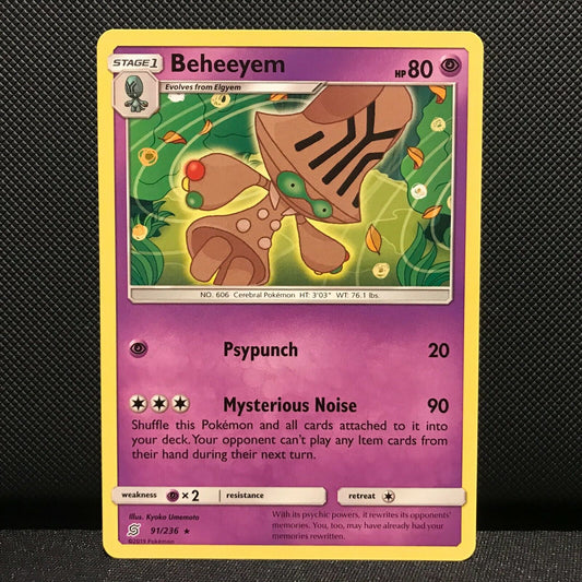 Beheeyem 91/236 - Unified Minds Pokemon Card - NM/Mint