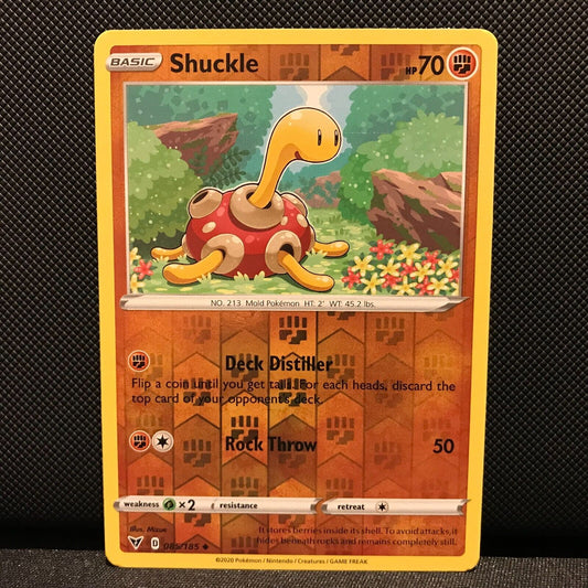 Shuckle Reverse Holo 85/185 - Vivid Voltage Pokemon Card - NM/Mint