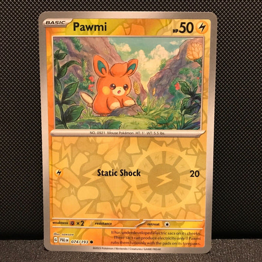 Pawmi Reverse Holo 074/193 - SV2 Paldea Evolved Pokemon Card - NM/Mint