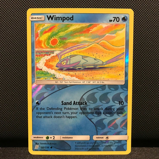 Wimpod Reverse Holo 50/236 - Unified Minds Pokemon Card - NM/Mint