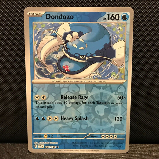Dondozo Reverse Holo 061/198 - SV1EN Base Set Pokemon Card - NM/Mint