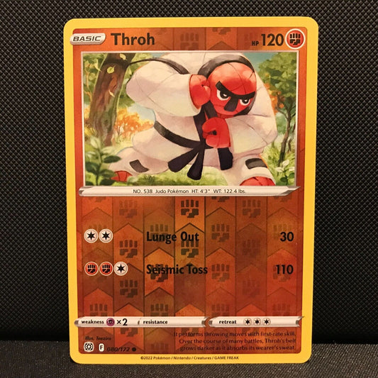 Throh Reverse Holo 80/172 - Brilliant Stars Pokemon Card - NM/Mint