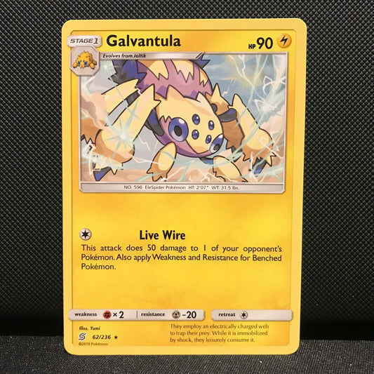 Galvantula 62/236 - Unified Minds Pokemon Card - NM/Mint