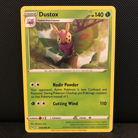 Dustox 10/196 - Lost Origin Pokemon Card - NM/Mint
