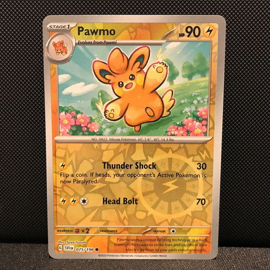 Pawmo Reverse Holo 075/198 - SV1EN Base Set Pokemon Card - NM/Mint