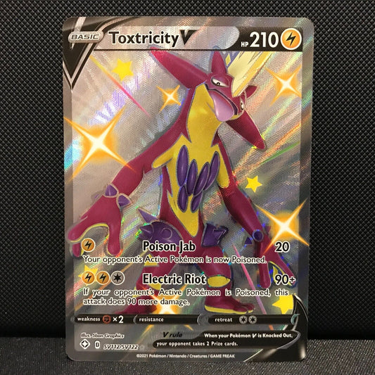 Toxtricity V SV112/SV122 - Shining Fates Pokemon Card - NM/Mint