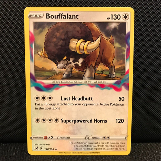 Bouffalant 148/196 - Lost Origin Pokemon Card - NM/Mint