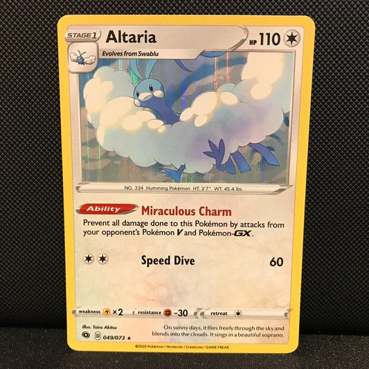 Altaria Holo 49/73 - Champion's Path Pokemon Card - NM/Mint