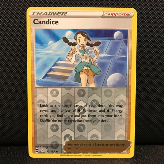 Candice Reverse Holo 152/195 - Silver Tempest Pokemon Card - NM/Mint