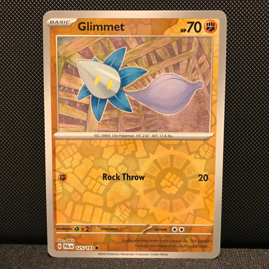 Glimmet Reverse Holo 125/193 - SV2 Paldea Evolved Pokemon Card - NM/Mint