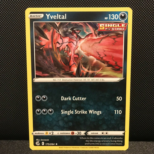 Yveltal 175/264 - Fusion Strike Pokemon Card - NM/Mint