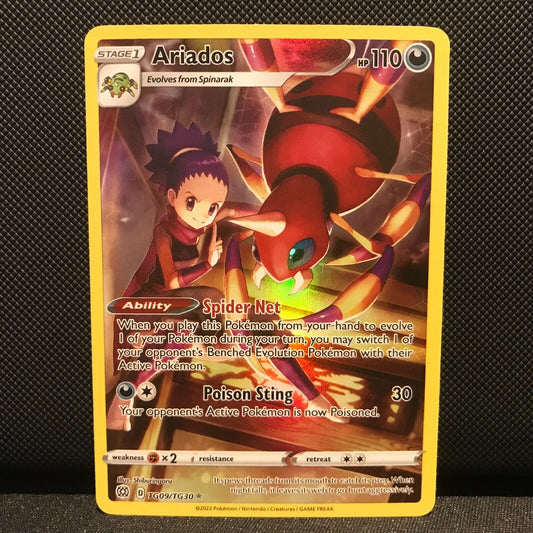 Ariados TG09/TG30 - Brilliant Stars Pokemon Card - NM/Mint