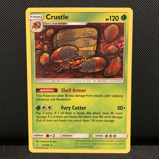 Crustle 11/236 - Unified Minds Pokemon Card - NM/Mint