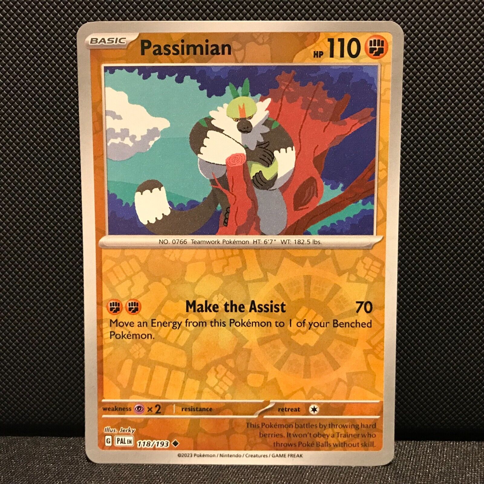 Passimian Reverse Holo 118/193 - SV2 Paldea Evolved Pokemon Card - NM/Mint