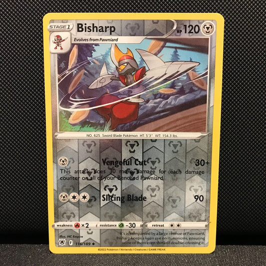 Bisharp Reverse Holo 116/189 - Astral Radiance Pokemon Card - NM/Mint