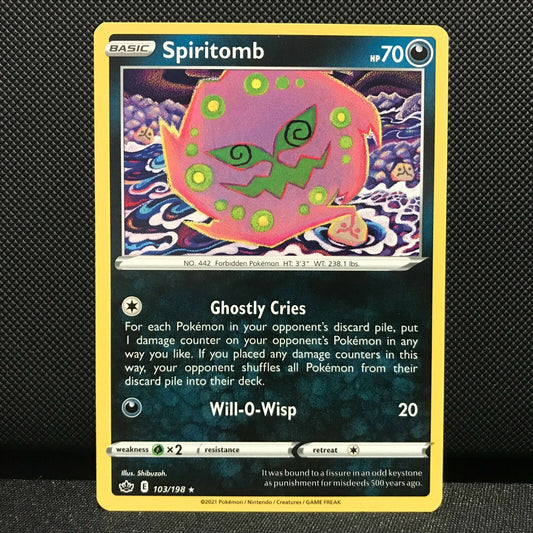 Spiritomb 103/198 - Chilling Reign Pokemon Card - NM/Mint