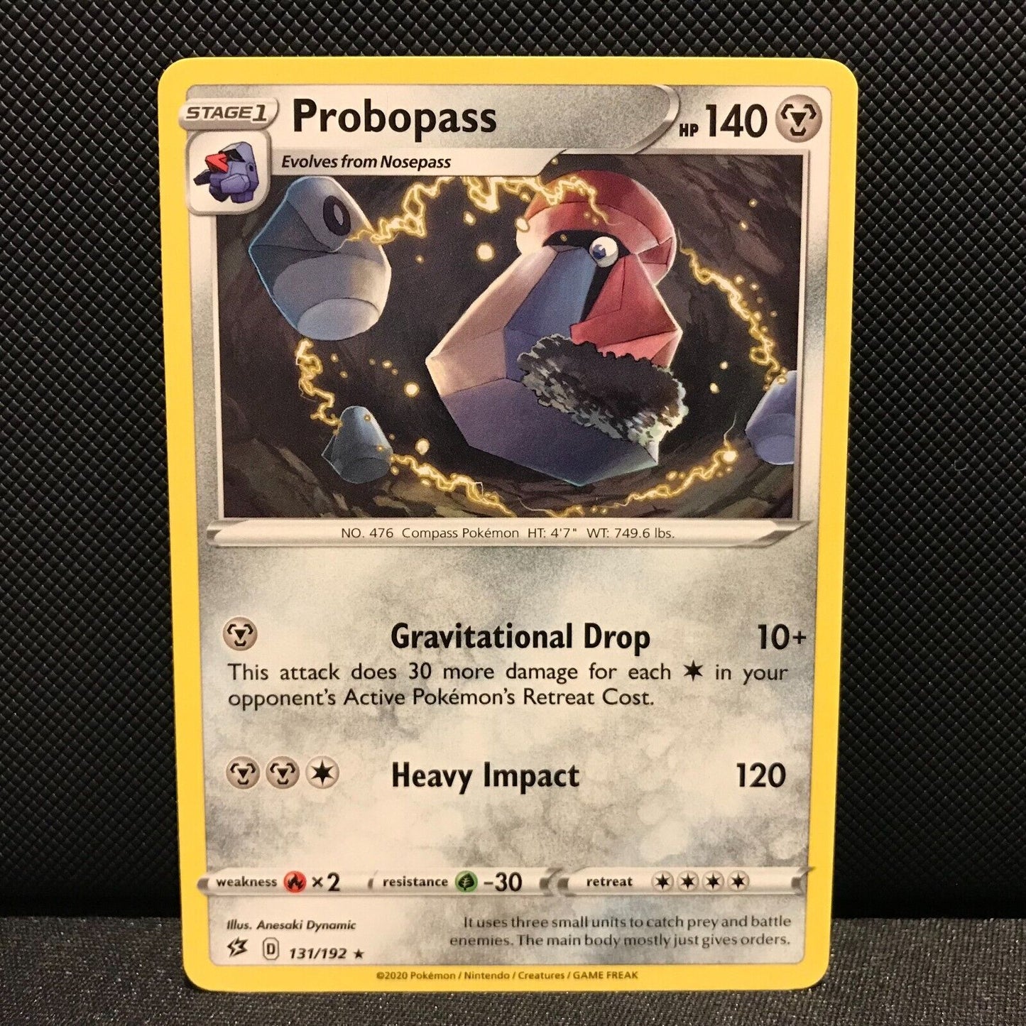 Probopass 131/192 - Rebel Clash Pokemon Card - NM/Mint
