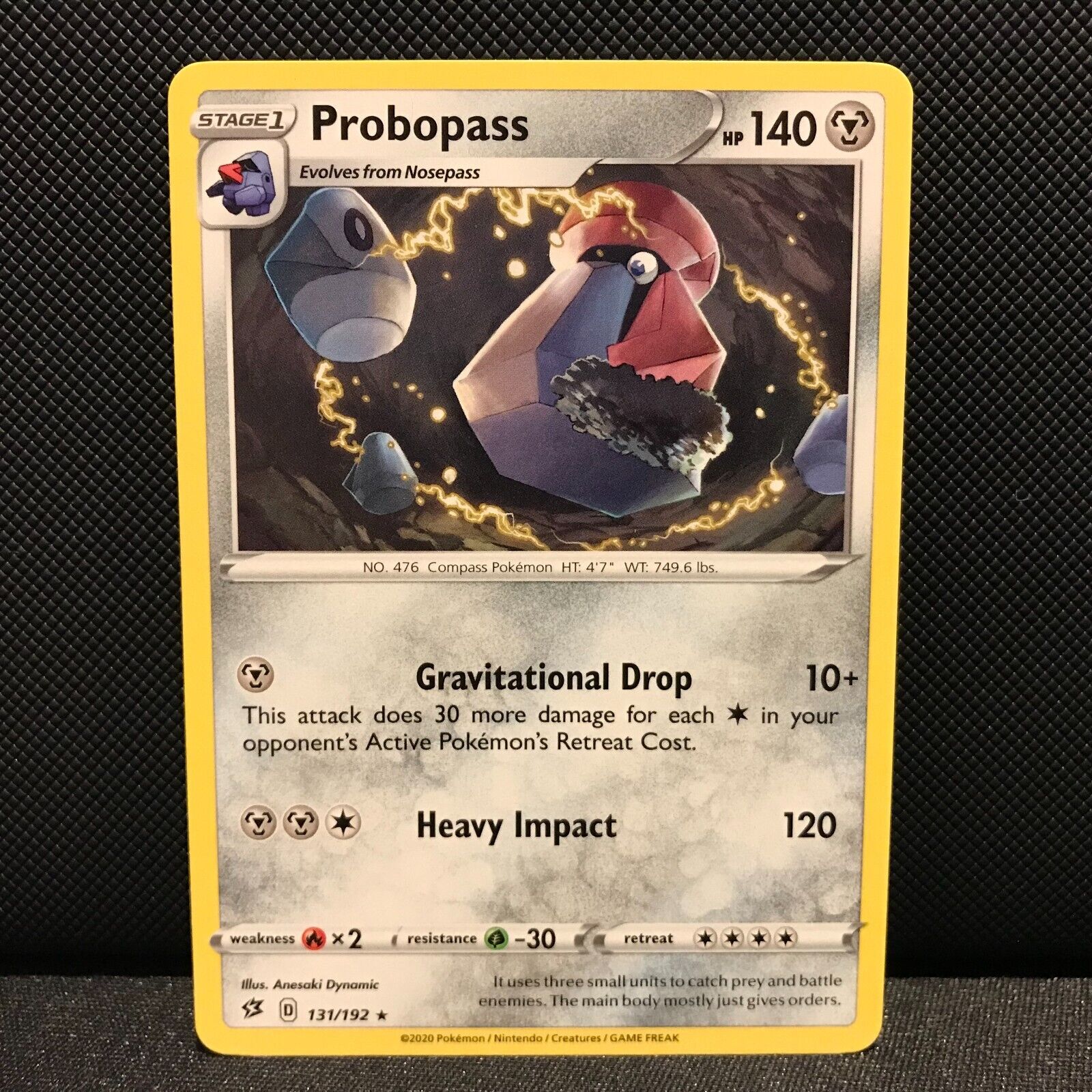 Probopass 131/192 - Rebel Clash Pokemon Card - NM/Mint