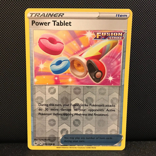 Power Tablet Reverse Holo 236/264 - Fusion Strike Pokemon Card - NM/Mint