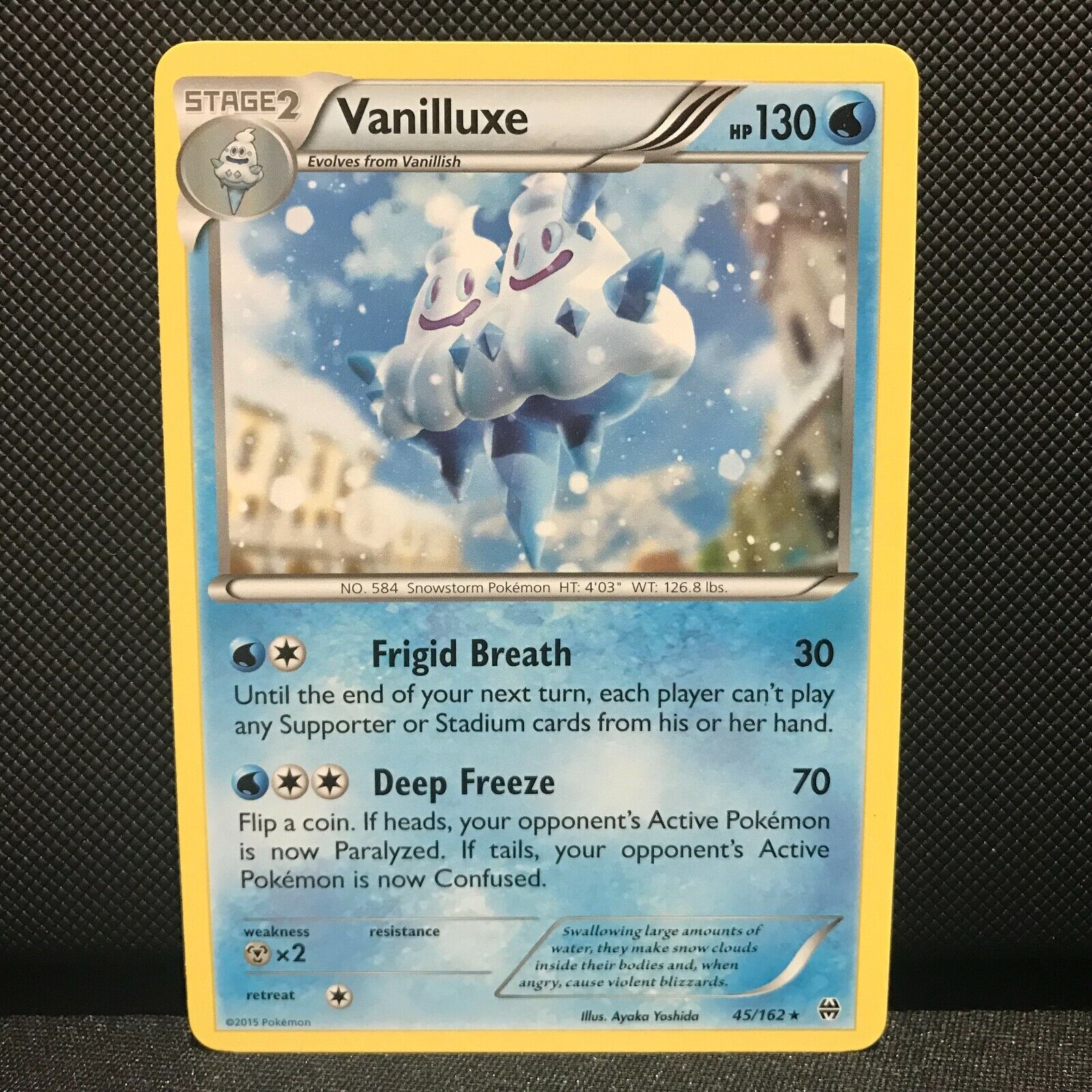 Vanniluxe 45/162 - XY Breakthrough Pokemon Card - NM/Mint