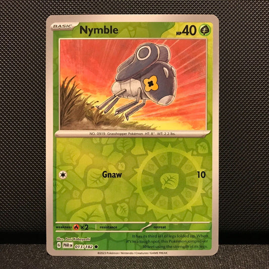 Nymble Reverse Holo 013/182 - Paradox Rift Pokemon Card - NM/Mint