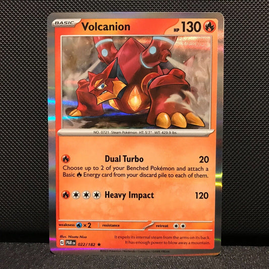 Volcanion Holo 022/182 - Paradox Rift Pokemon Card - NM/Mint