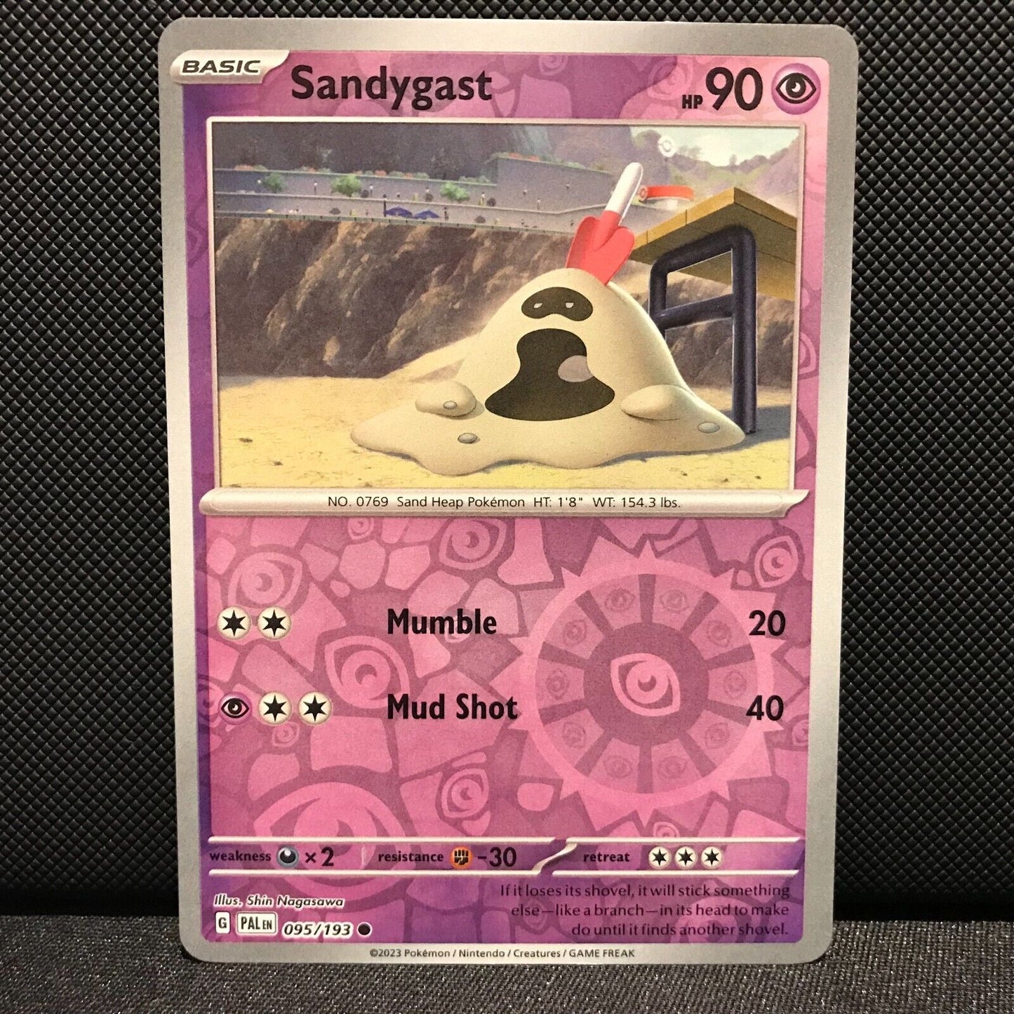 Palossand Reverse Holo 096/193 - SV2 Paldea Evolved Pokemon Card - NM/Mint