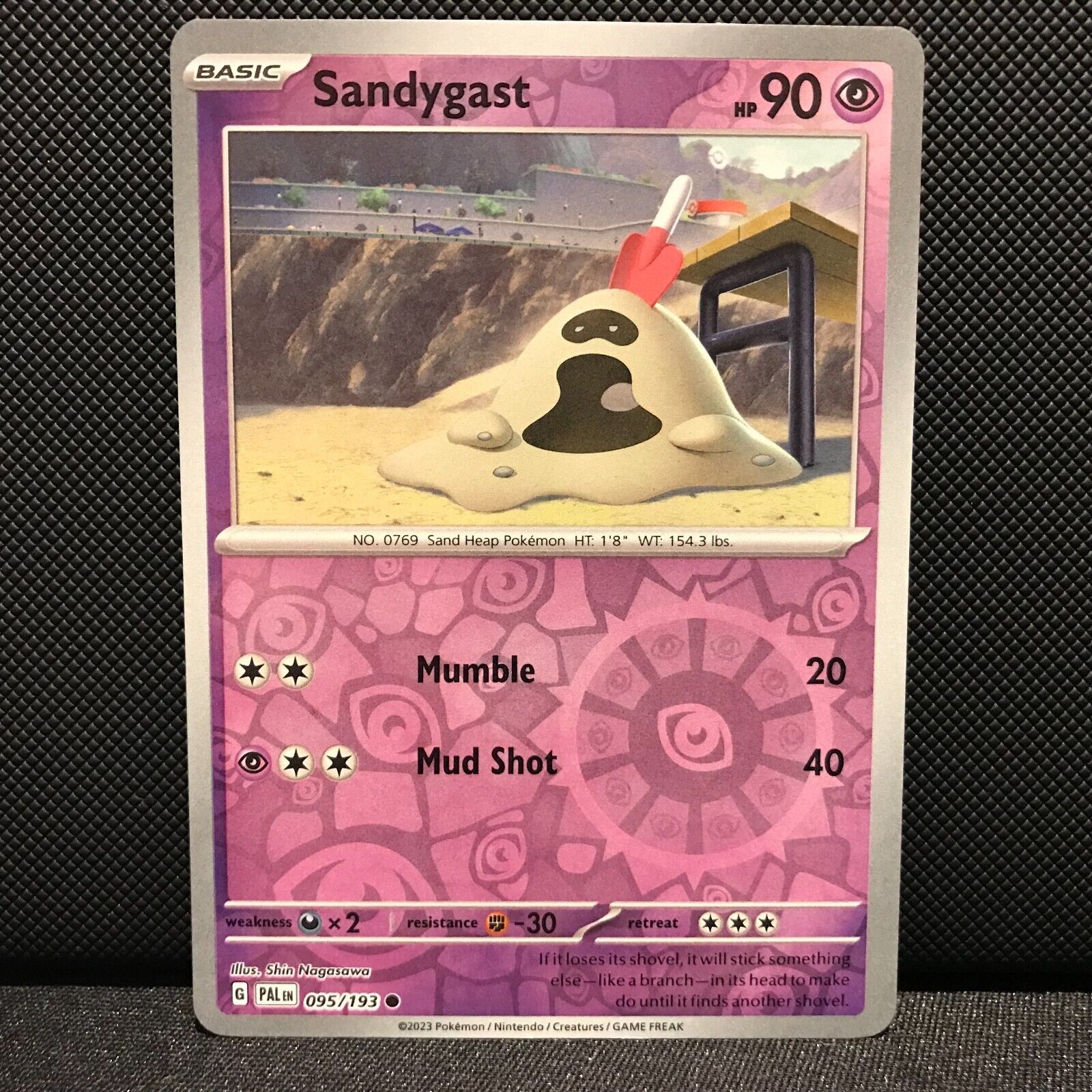 Palossand Reverse Holo 096/193 - SV2 Paldea Evolved Pokemon Card - NM/Mint