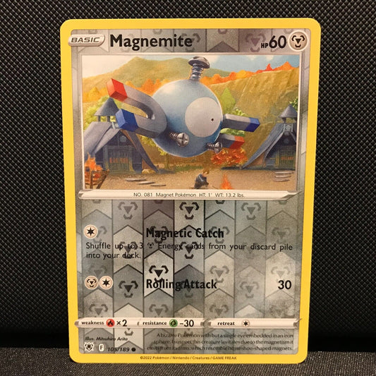 Magnemite Reverse Holo 105/189 - Astral Radiance Pokemon Card - NM/Mint