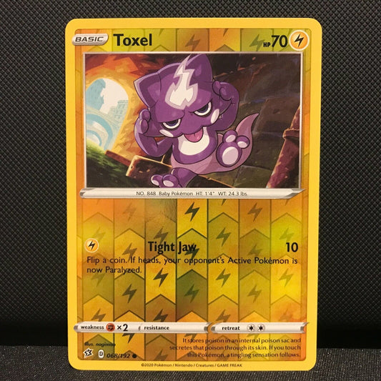 Toxel Reverse Holo 68/192 - Rebel Clash Pokemon Card NM/Mint