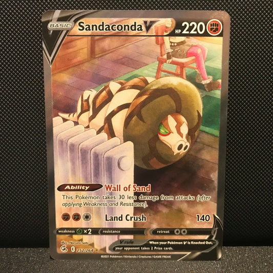 Sandaconda V 252/264 - Fusion Strike Pokemon Card - NM/Mint