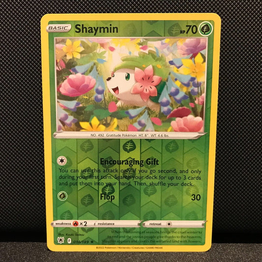 Shaymin Reverse Holo 14/189 - Astral Radiance Pokemon Card - NM/Mint