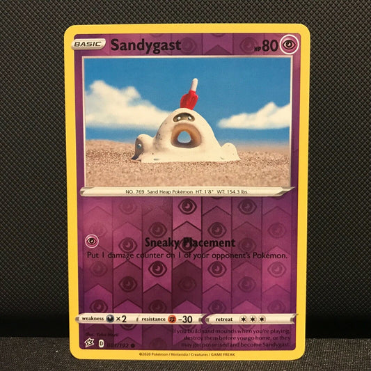 Sandygast Reverse Holo 81/192 - Rebel Clash Pokemon Card NM/Mint