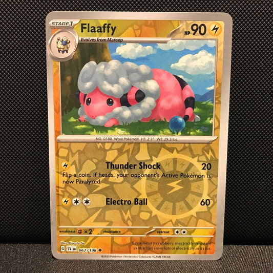 Flaaffy Reverse Holo 067/198 - SV1EN Base Set Pokemon Card - NM/Mint