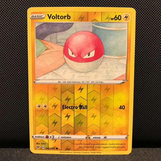 Voltorb Reverse Holo 45/185 - Vivid Voltage Pokemon Card - NM/Mint